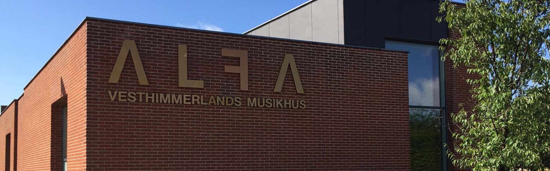 Vesthimmerlands Musikhus ALFA set udefra.